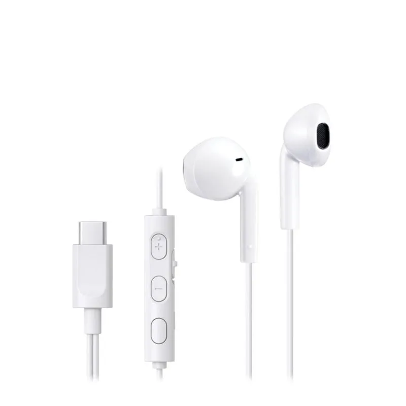 Auricolari JVC con cavo USB-C microfono controllo volume bianchi impermeabili in-ear