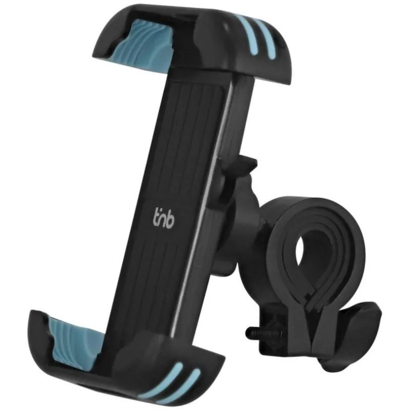 Supporto smartphone universale per manubrio, ABS, rotazione 360°, antishock, fino a 7"