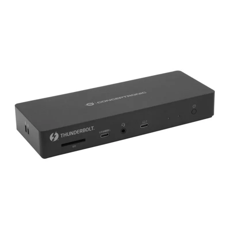 Dock Thunderbolt 4 Conceptronic DONN30B 96 W HDMI 8K SD USB 3.2 Gen 2 Ethernet Nero