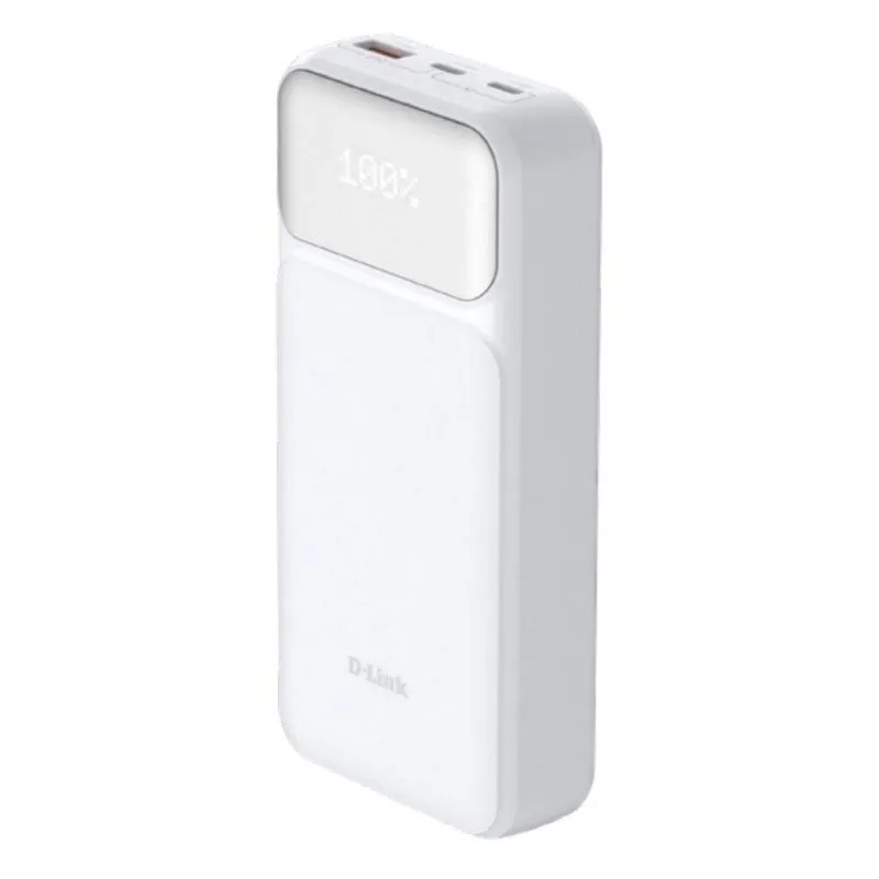 Powerbank D-Link DPP-201 20000 mAh 65W USB-C PD Carica Rapida Bianco