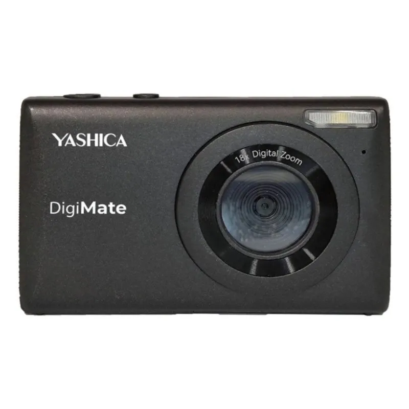 Fotocamera Digitale Compatta Yashica DigiMate 64 MP 18x Zoom Digitale Sensore CMOS 4K Ultra HD Nero