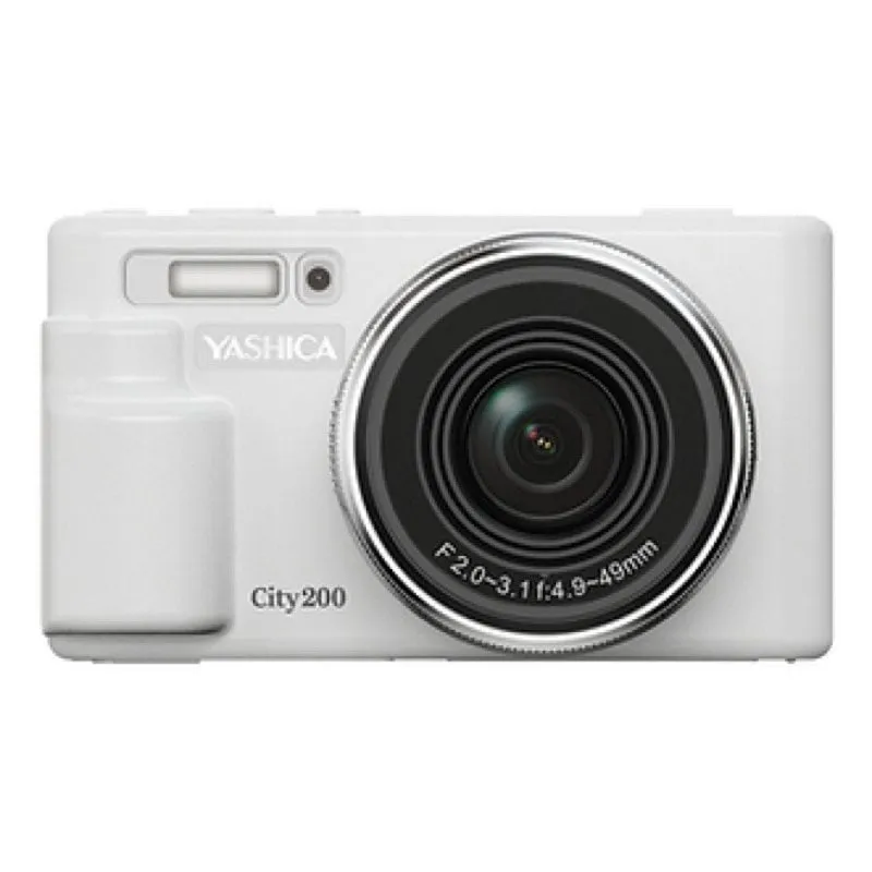 Fotocamera Digitale Compatta Yashica City 200 72 MP 10x Zoom Ottico Sensore CMOS WiFi Bianca
