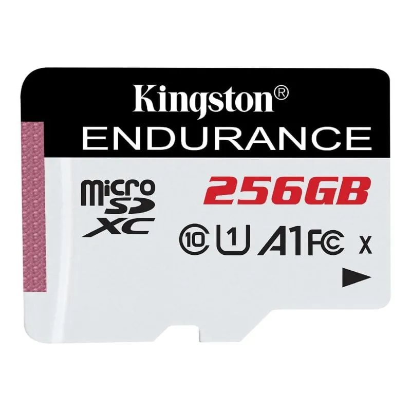 MicroSD Kingston SDCE/256GB 256GB UHS-I U1 Classe 10 A1 Resistente IPX7 Nero Bianco