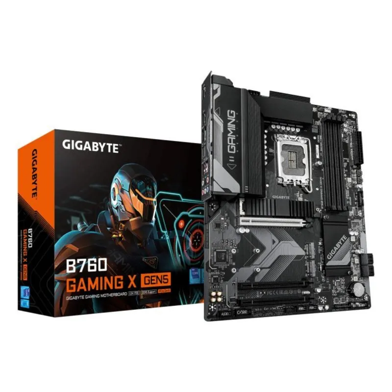 Scheda Madre Gigabyte B760 GAMING X GEN5 Intel B760 LGA 1700 DDR5 ATX PCIe 4.0 2.5GbE 3xM.2 RAID
