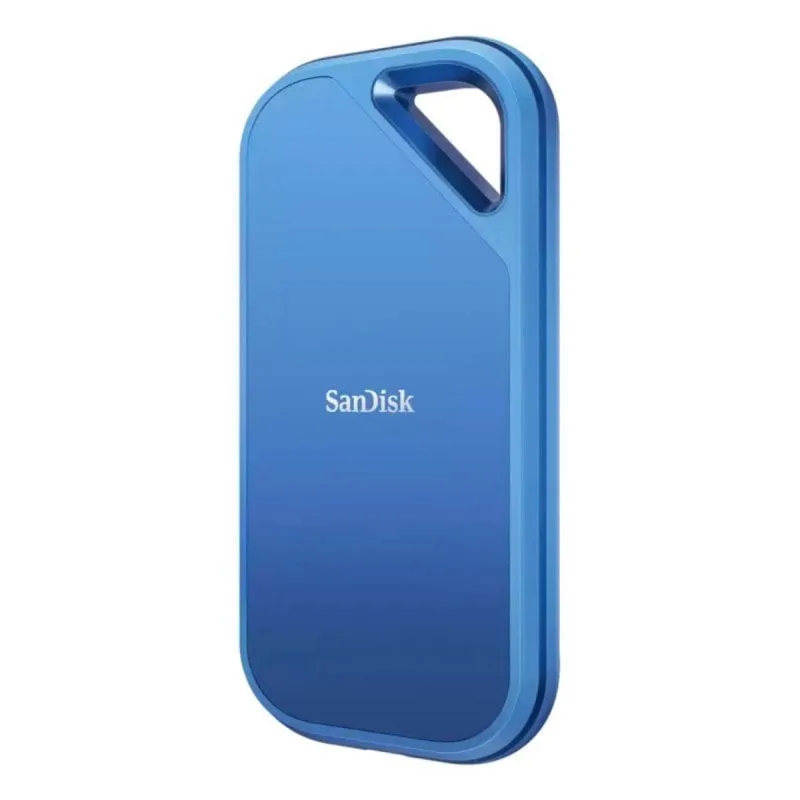 Disco Duro SanDisk 4TB SSD NVMe 2000 MB/s Creator Pro Azul resistente IP65