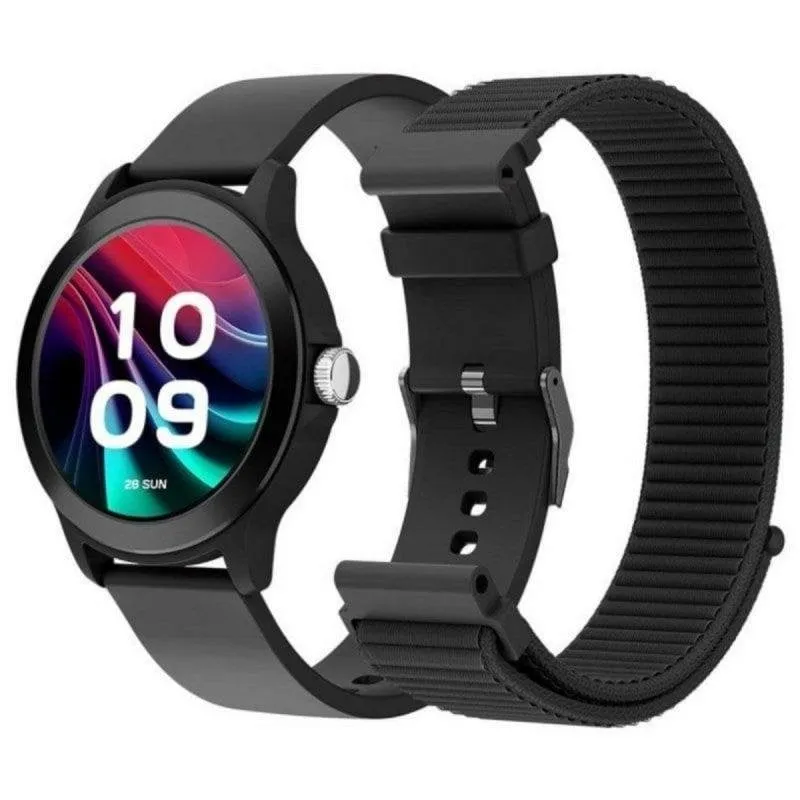 SPC Smartee Duo Vivo 2 Bluetooth GPS 42mm AMOLED Nero IP68 SpO2 Cardiofrequenzimetro Sonno SOS