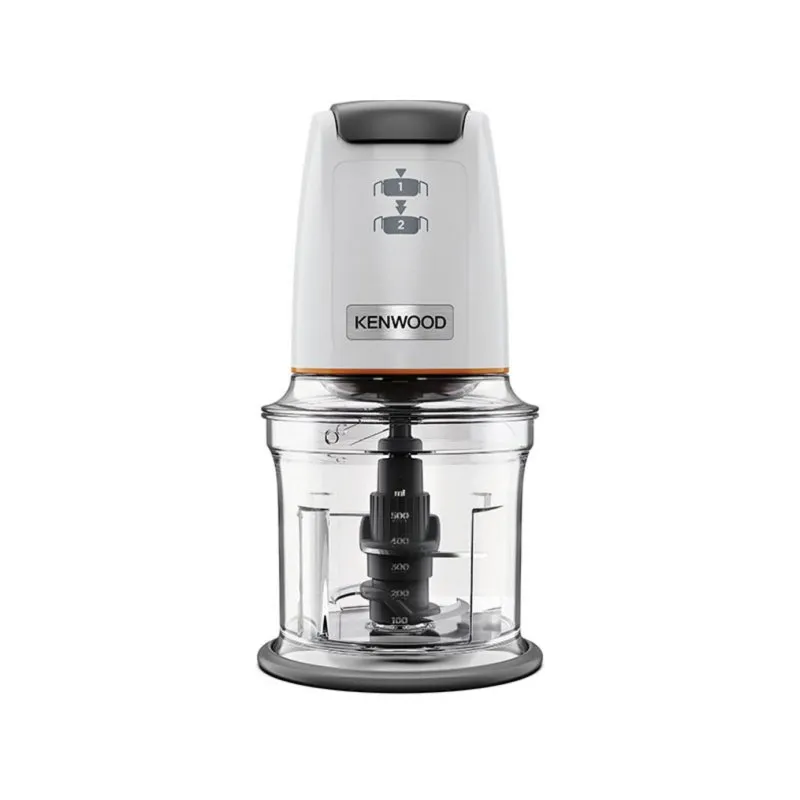 Tritatutto Kenwood CHP61.100WH 500W 0,5 L Quadblade Acciaio Inox 2 Velocità Bianco/Grigio