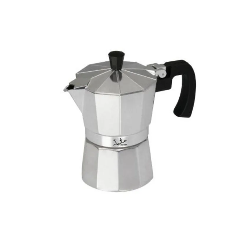Caffettiera Italiana Acciaio Inox 12 tazze con Trattamento Antiruggine e Manico Solido