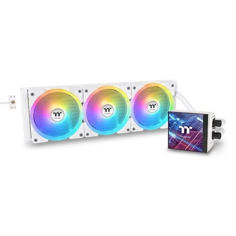 Refrigeración Líquida Thermaltake MAGFloe 420 Ultra ARGB 420mm 3 Ventilatori Display TFT Bianco