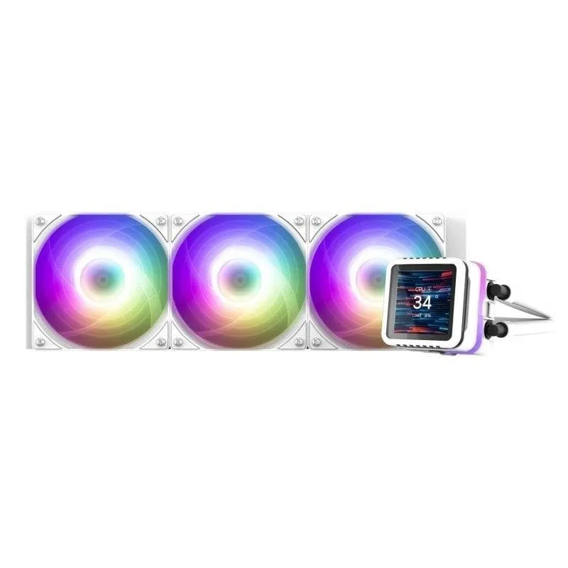 Refrigeración Líquida Zalman ALPHA2 DS A36 White 277mm 2 Ventole LED RGB