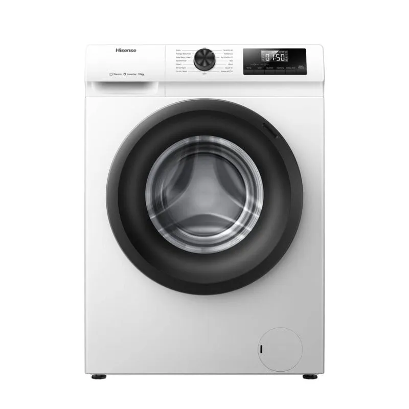 Lavatrice Hisense WF1Q1041BW 10kg 1400rpm A Bianco Inverter Vapore Antipiega