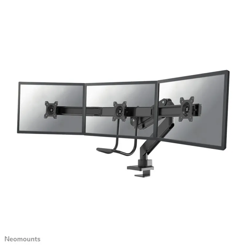 Supporto per tre monitor Neomounts NM-D775DX3BLACK, molla a gas, 17-27"
