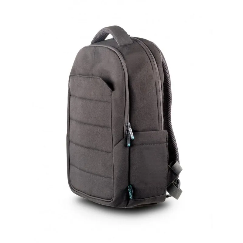 Zaino Urban Factory ELB14UF, compatibile con notebook fino a 14 pollici, poliestere riciclato, grigio
