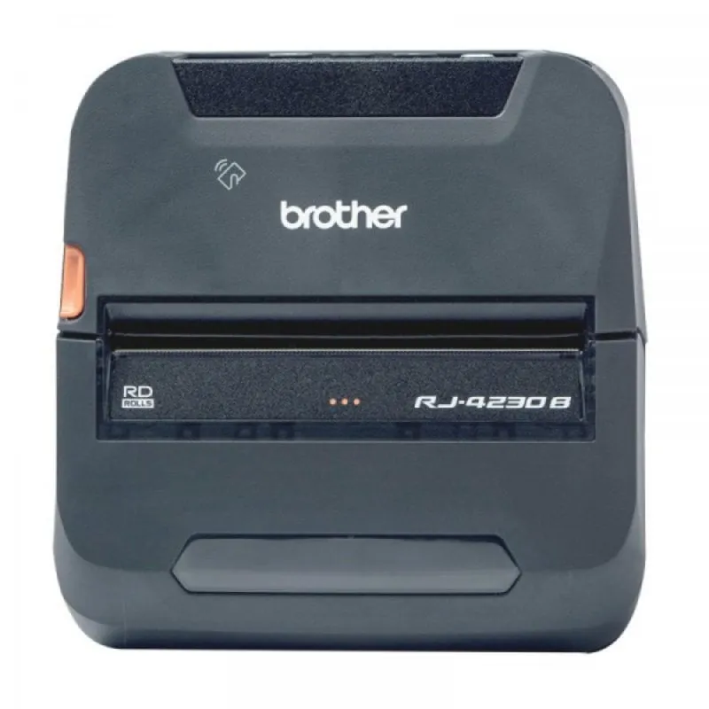 Stampante mobile termica Bluetooth Brother RJ-4230B portatile stampa etichette 104 mm LCD