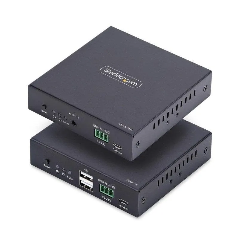 Extender KVM StarTech HDMI AVoIP 4K 60Hz Cat6 RS232 Audio