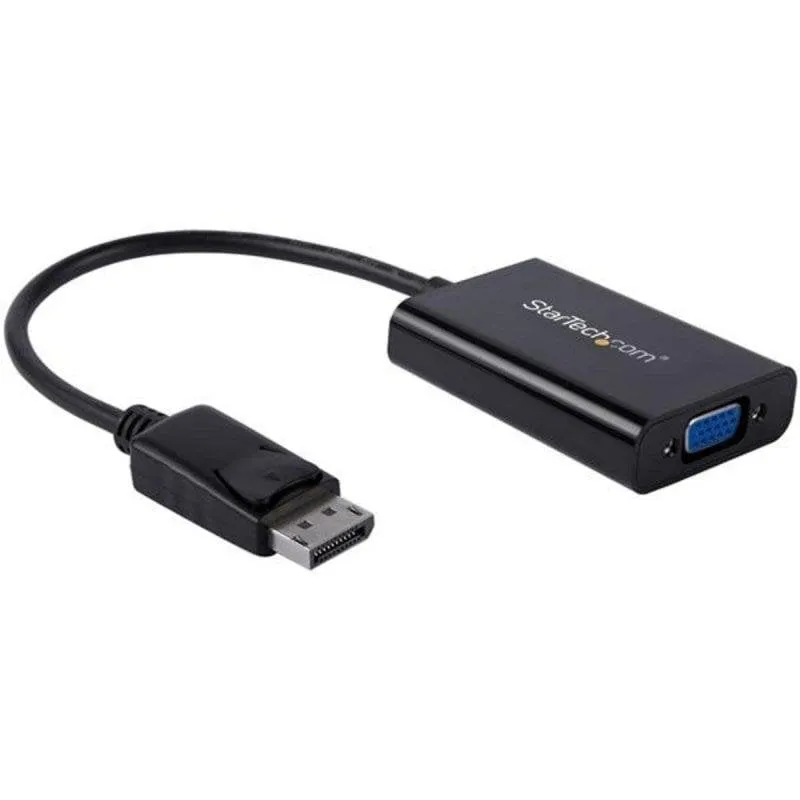 Adattatore DisplayPort StarTech DP2VGAAMM3M Audio 0,184 m 1920 x 1200p Nero Attivo