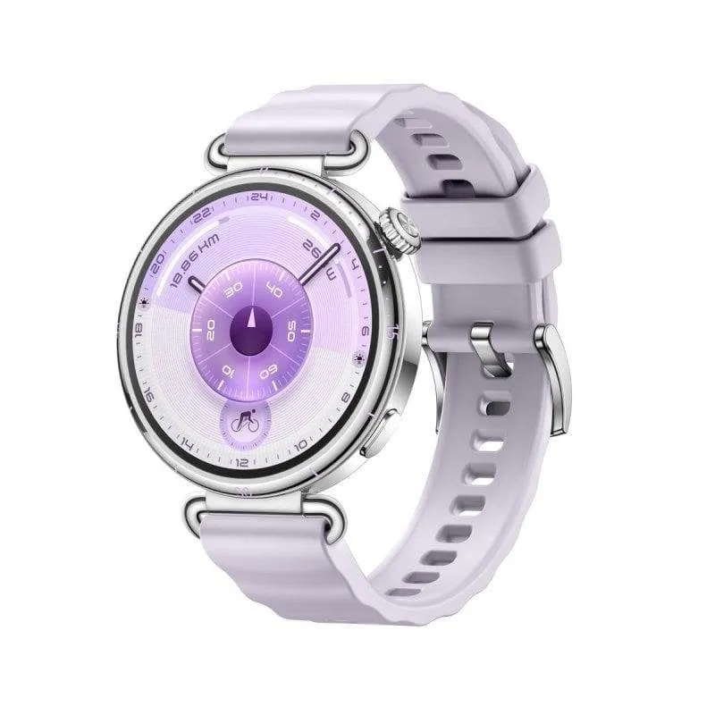 Huawei Watch GT6 Bluetooth GPS NFC 41mm AMOLED Acciaio Correa Viola Resistenza IP69 5ATM