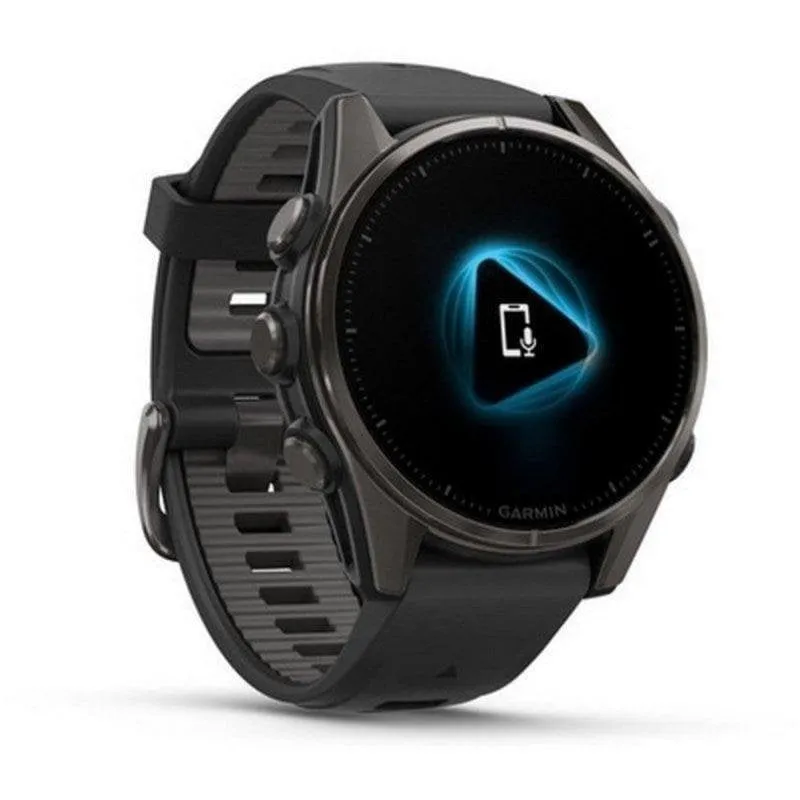Garmin Fenix 8 Bluetooth WiFi GPS 43mm AMOLED Nero Taglia Unica Resistenza Acqua 10ATM