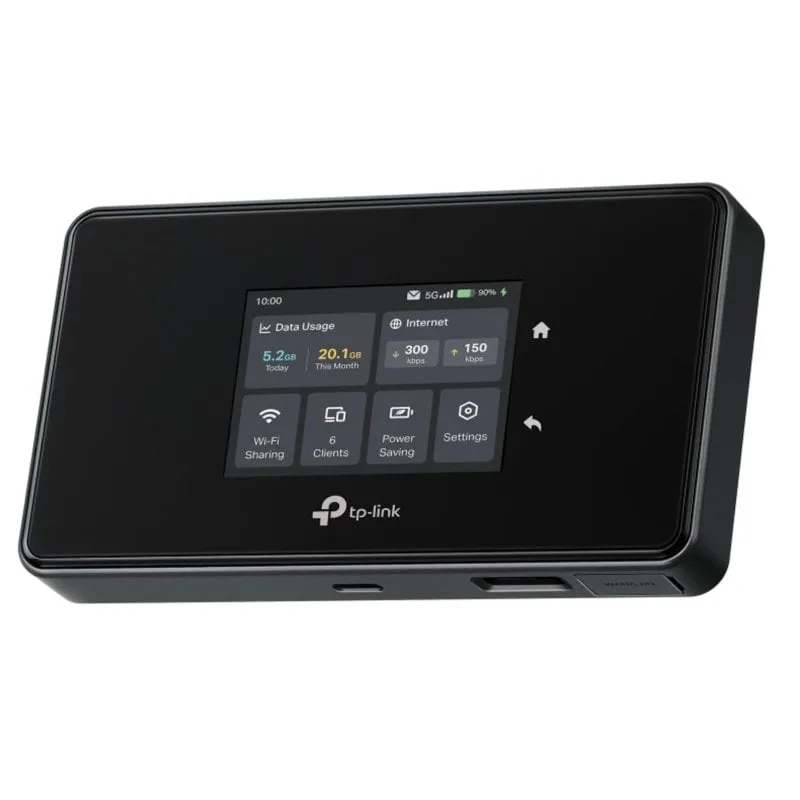Router TP-Link M8550 5G WiFi 6 200 Mbit/s Portatile Batteria Display