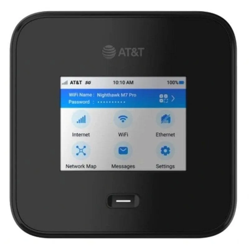 Router Netgear Nighthawk M7 Pro 5G WiFi 6 Tri-band 1Gbps LCD Batteria