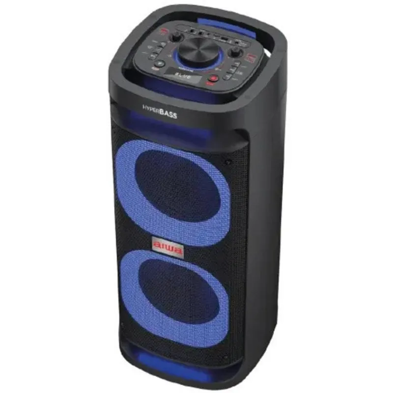Altavoces Aiwa Microcatena Bluetooth 800W con LED, USB e funzione Karaoke