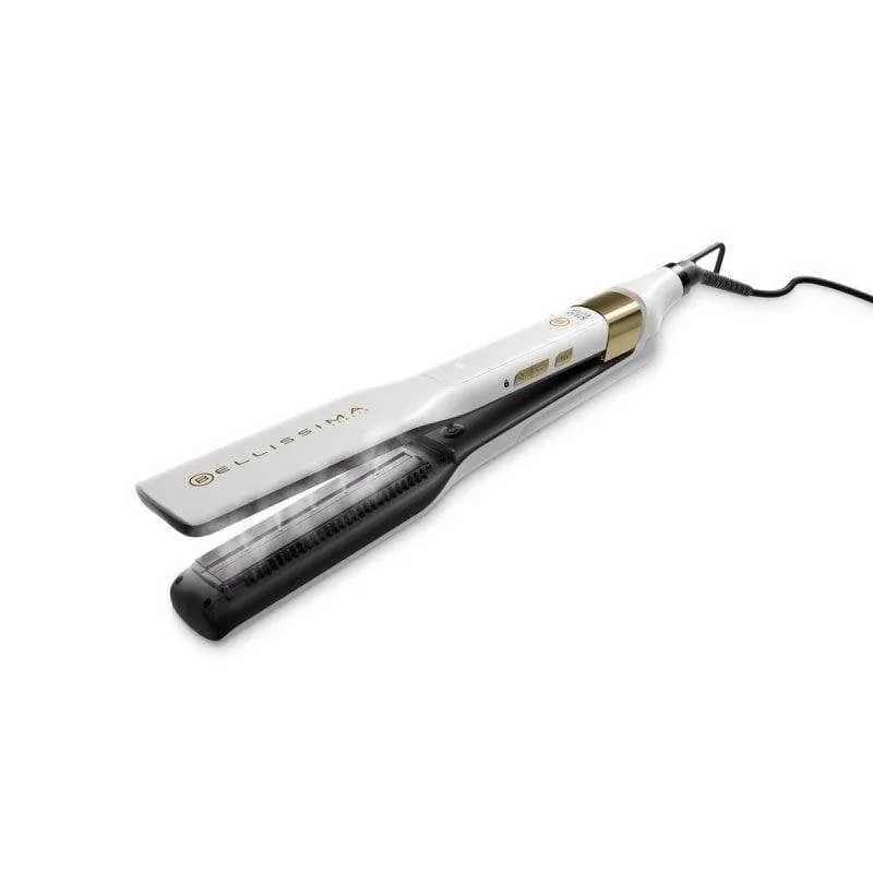 Piastra per Capelli Ceramica Bellissima Steam Elixir 230ºC 4 Impostazioni Vapore LED Bianco