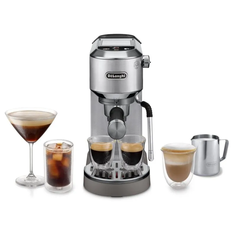 Caffettiera Espresso Manuale De'Longhi Dedica Duo EC890.M 1.1L 15 bar con My LatteArt