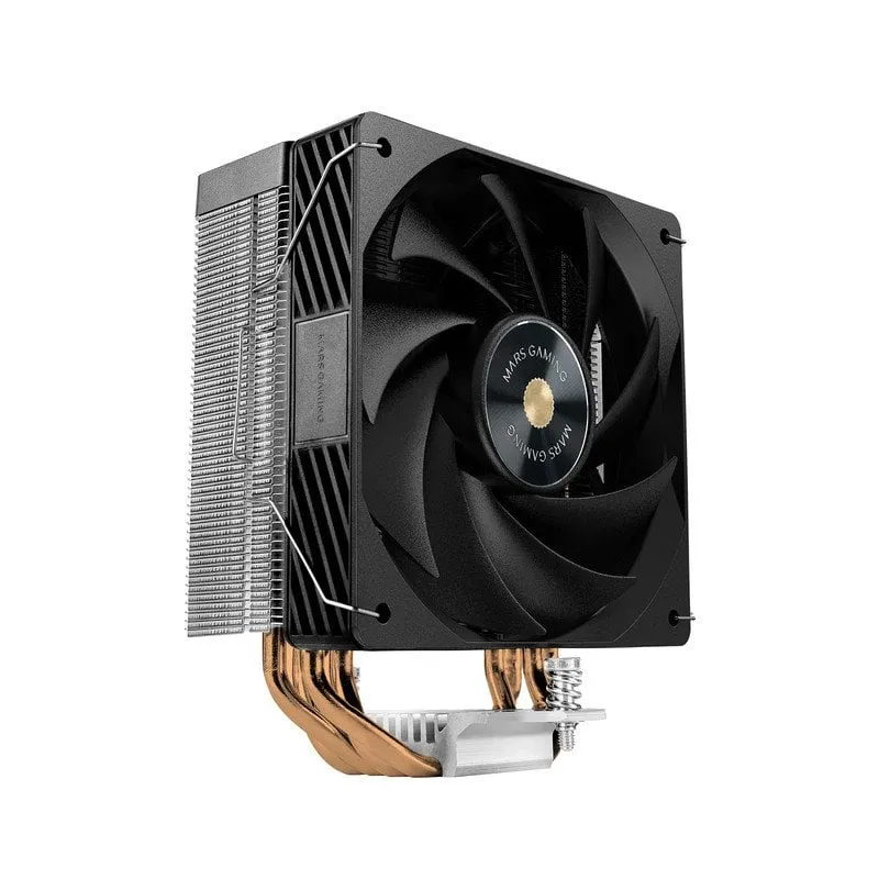 Mars Gaming Mcpu-x4 Dissipatore di calore per CPU 230 W 4 tubi di calore Ventola 120 mm Intel LGA e AMD Nero