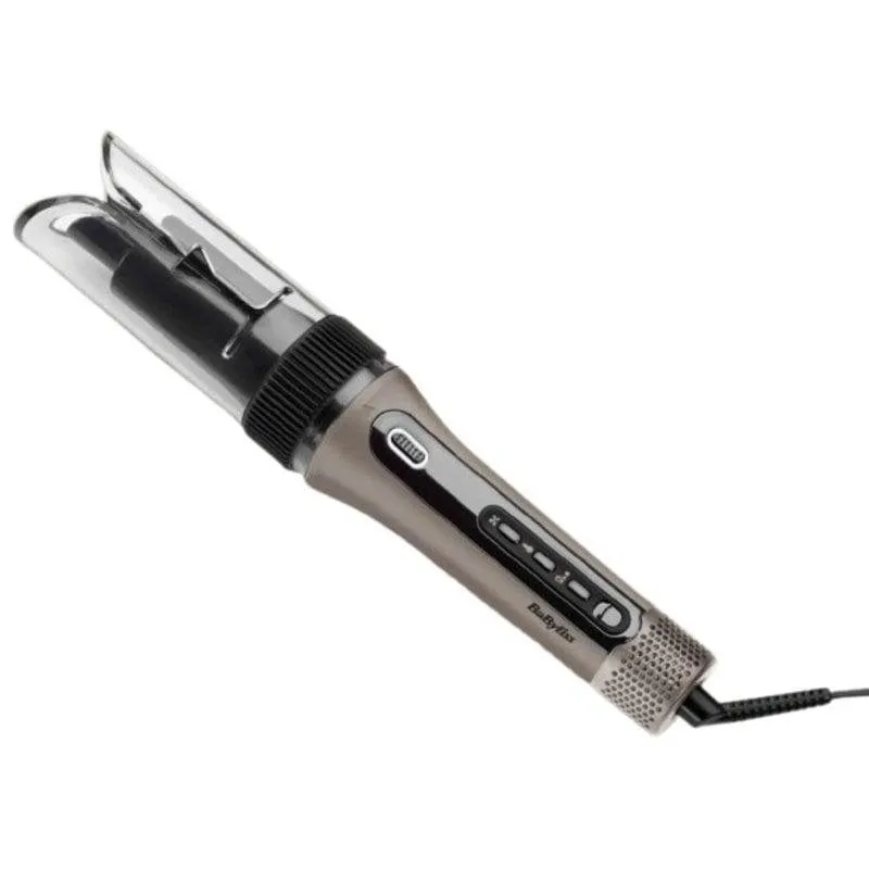 Arricciacapelli Automatico BaByliss C6688E Ceramica 25mm 150-230°C 4 Impostazioni Spegnimento Automatico Nero e Grigio