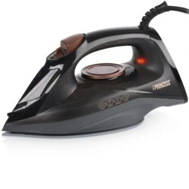 Ferro da stiro Princess 322890 2600W Ceramica Vapore Continuo Nero Autopulente