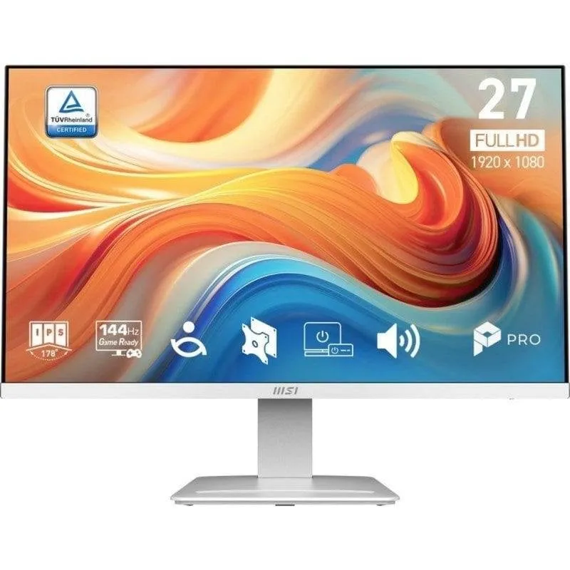 Monitor PC MSI PRO MP273W E14A 27" FullHD 144Hz IPS 1ms Altoparlanti VESA Adaptive Sync