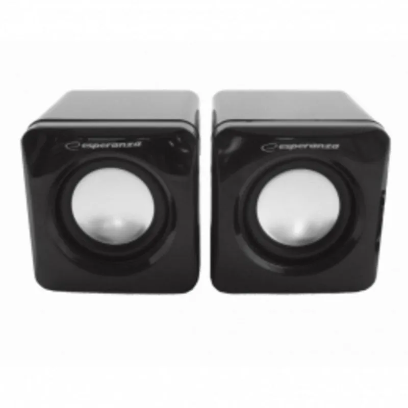 Altoparlanti Esperanza 2 vie cablati 6 W neri per PC design compatto