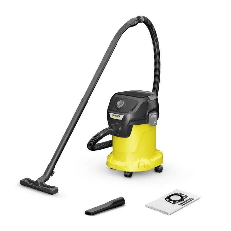 Bidone Aspiratutto Kärcher KWD 3 V-17/4/20/F 1000W Secco e Umido 17L Filtro Removibile