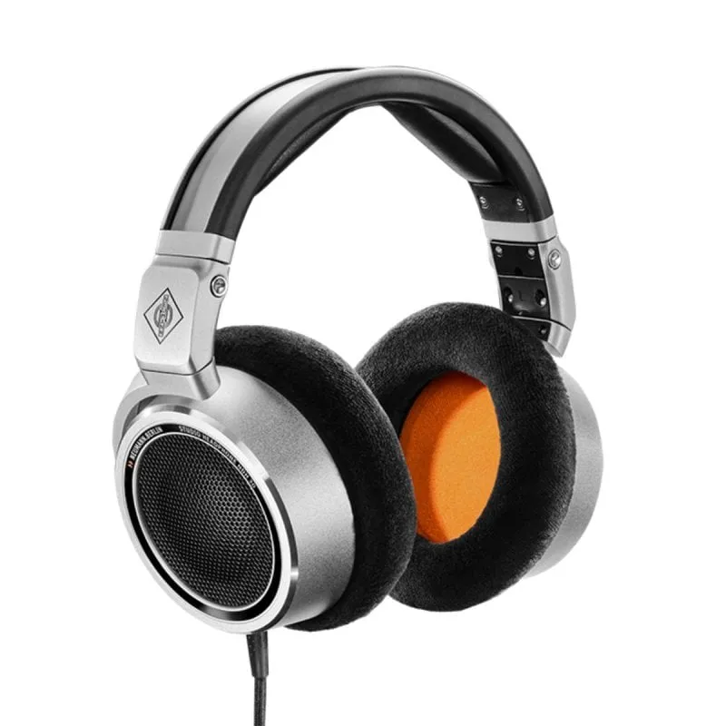 Auricolari Neumann NDH 30 cablati Jack 3,5 mm per studio e palco alluminio nero