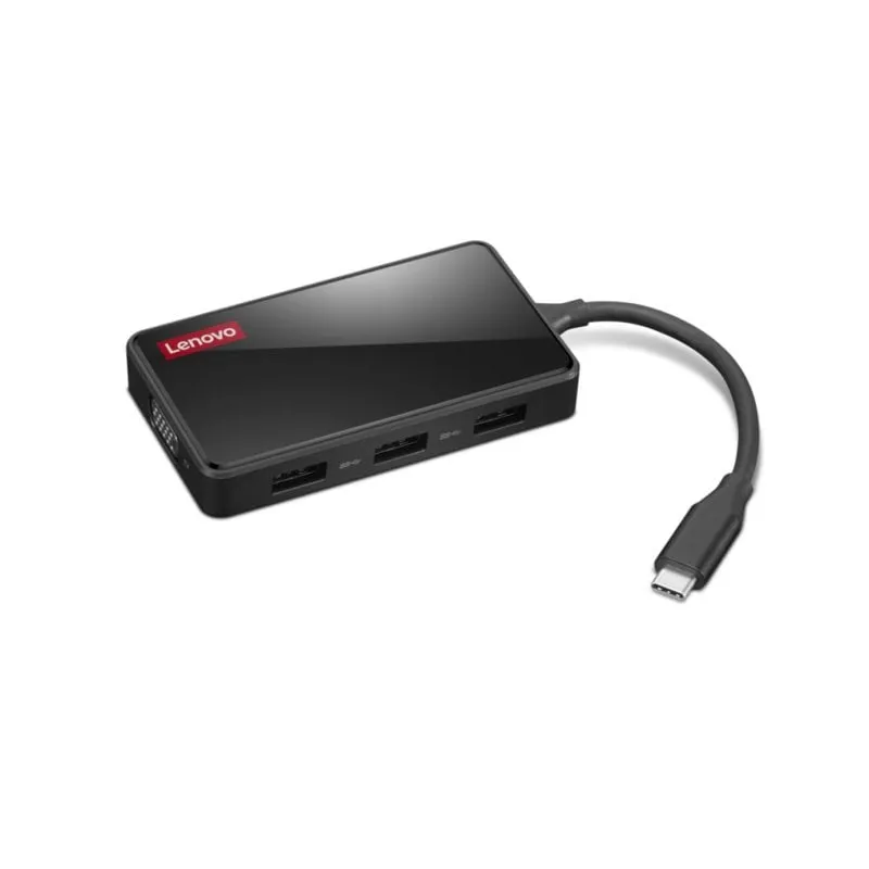 Dock USB Lenovo GX91M73945 3x USB Tipo A HDMI VGA 4K 30 Hz 100W Nero