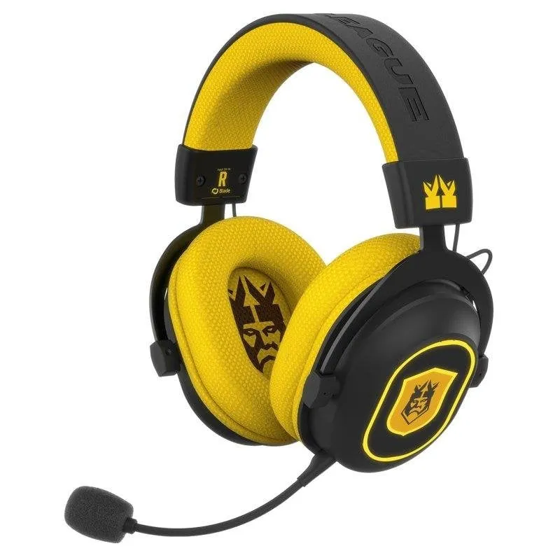 Auricolari Blade Kings League Gaming Wireless Trimode Placas LED Compatibilità Multiplatforme Neri