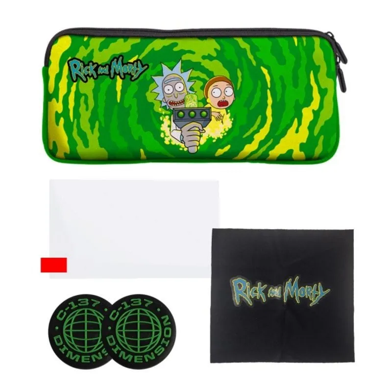Kit Accessori Switch 2 Blade Rick and Morty Funda e Grips Protectori