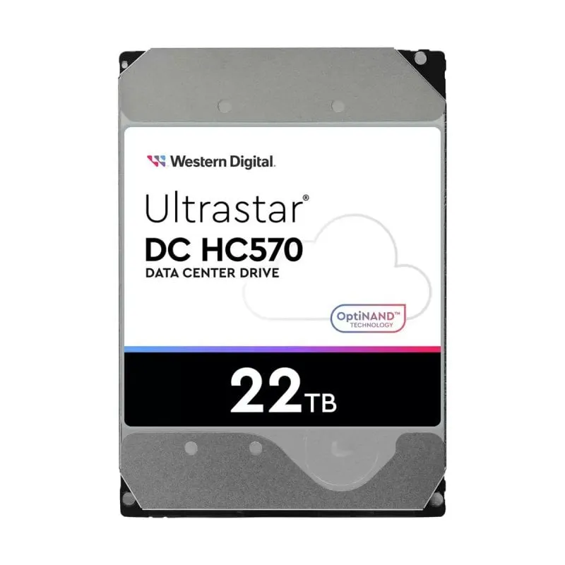 Disco Duro Western Digital Ultrastar DC HC570 22TB HDD 7200 RPM SATA III 512MB