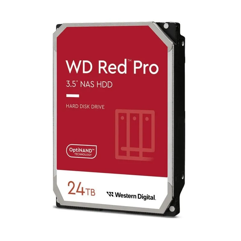 Disco Duro Western Digital Red Pro 24TB HDD 7200rpm SATA 512MB NAS