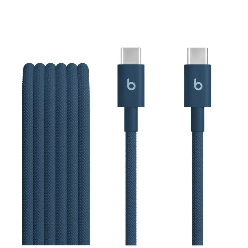 Cavo USB-C Apple Beats 1,5 m maglia Navy ricarica rapida USB 2.0