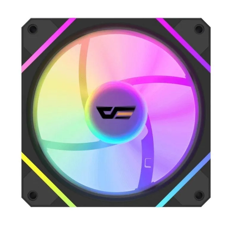 Ventilatore supplementare darkFlash DM12 Black PRO 120mm 1800RPM ARGB PWM