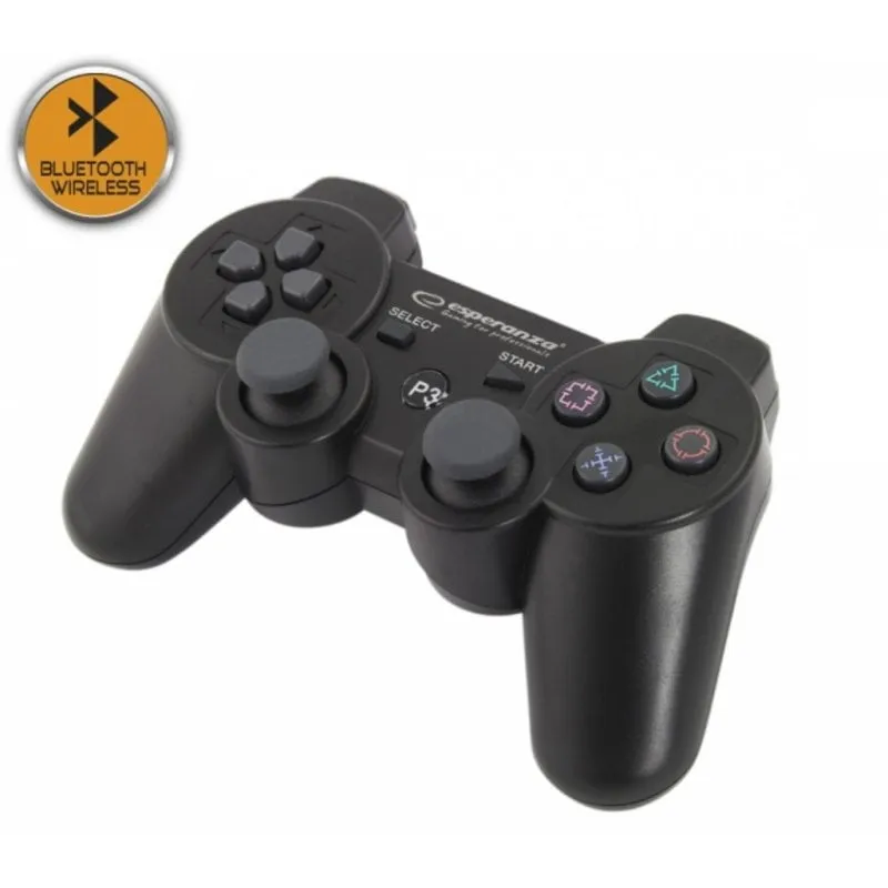 Joystick Esperanza EGG109K Wireless Bluetooth compatibile Playstation 3 nero