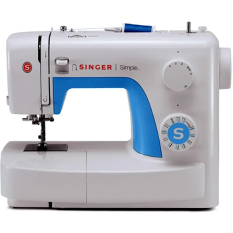 Macchina da cucire SINGER 3221 automatica 21 punti Blu Bianco