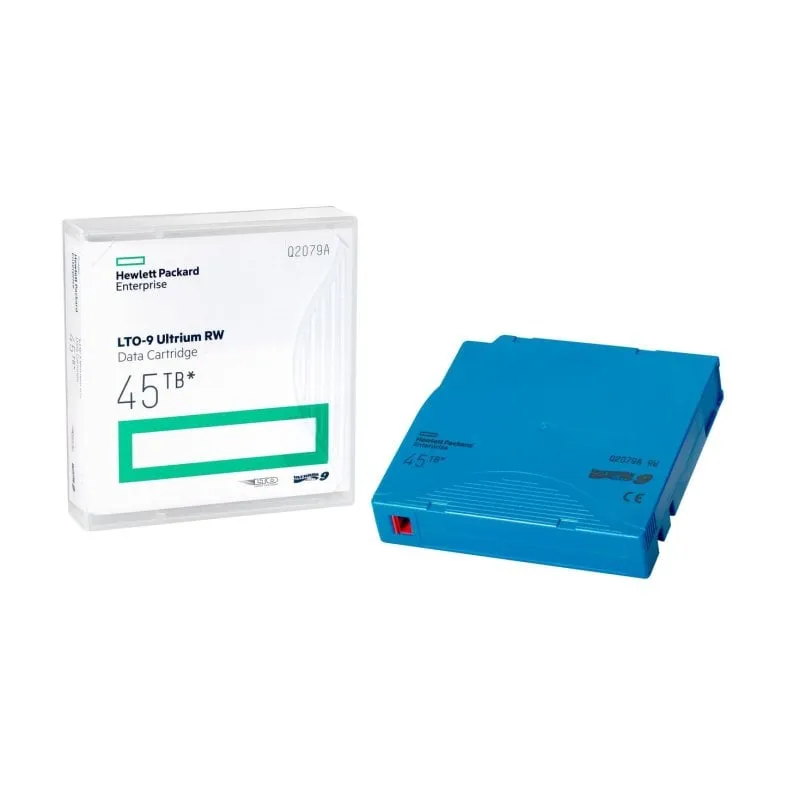 Cartuccia dati HPE LTO-9 Ultrium 45TB RW sicurezza e alta capacità