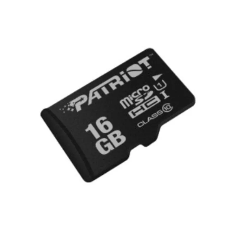 Scheda MicroSD Patriot PSF16GMDC10 16GB Classe 10 UHS-I 80MB/s Nera