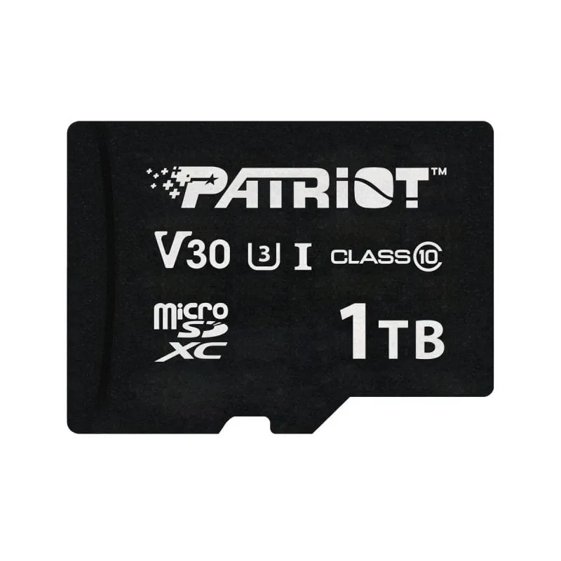 MicroSDXC Patriot VX Series 1TB Classe 10 UHS-I 90MB/s 80MB/s
