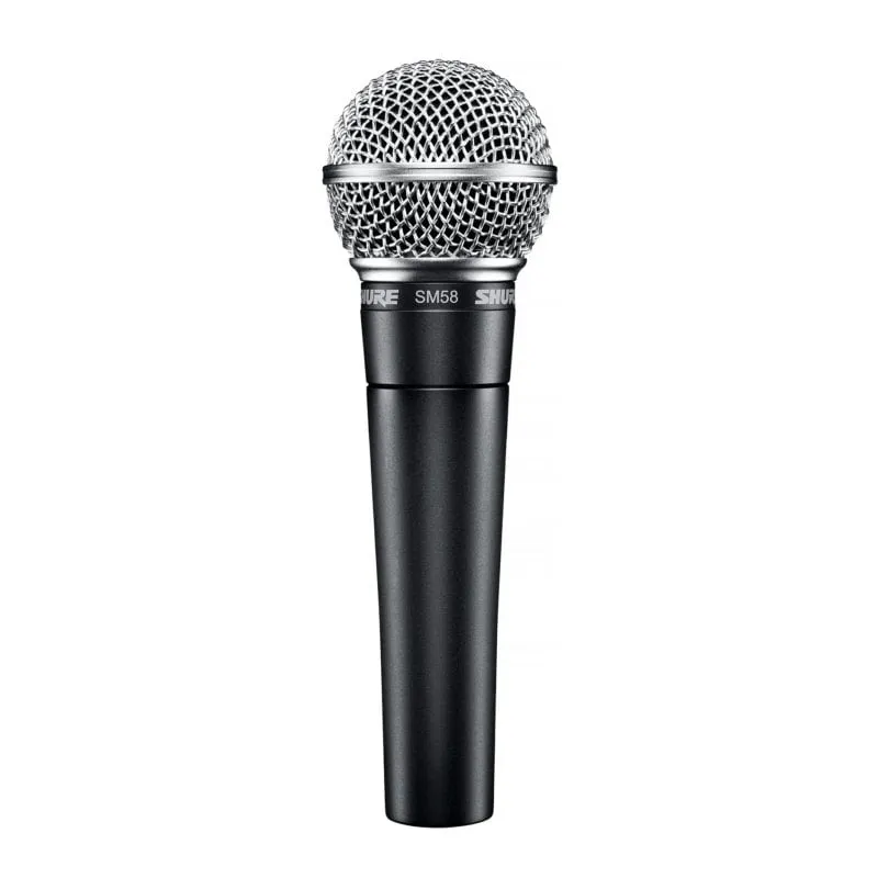 Microfono Shure SM58 XLR cardioide con risposta 50-15000 Hz