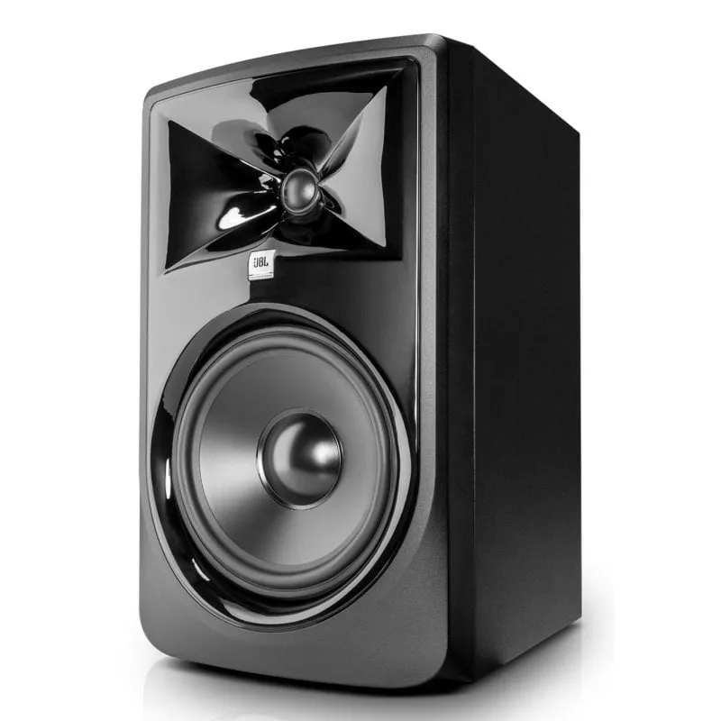 Altoparlanti JBL Studio Monitor Attivi XLR 112W risposta 37-24000Hz con tweeter 1" e woofer 8"