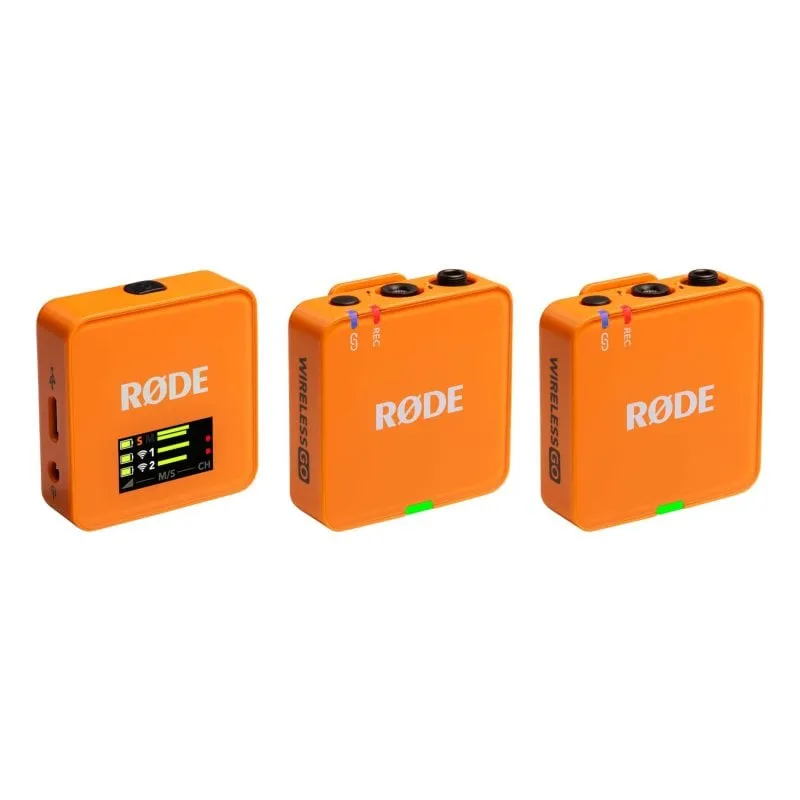 Microfono Rode Wireless GO wireless omnidirezionale portatile 3,5 mm 2 trasmettitori