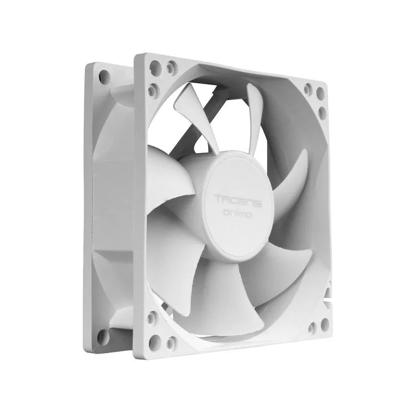 Tacens Anima Af8x2 Kit 2x Ventole Ultra Silenziose da 80 mm Fluxus Bianco